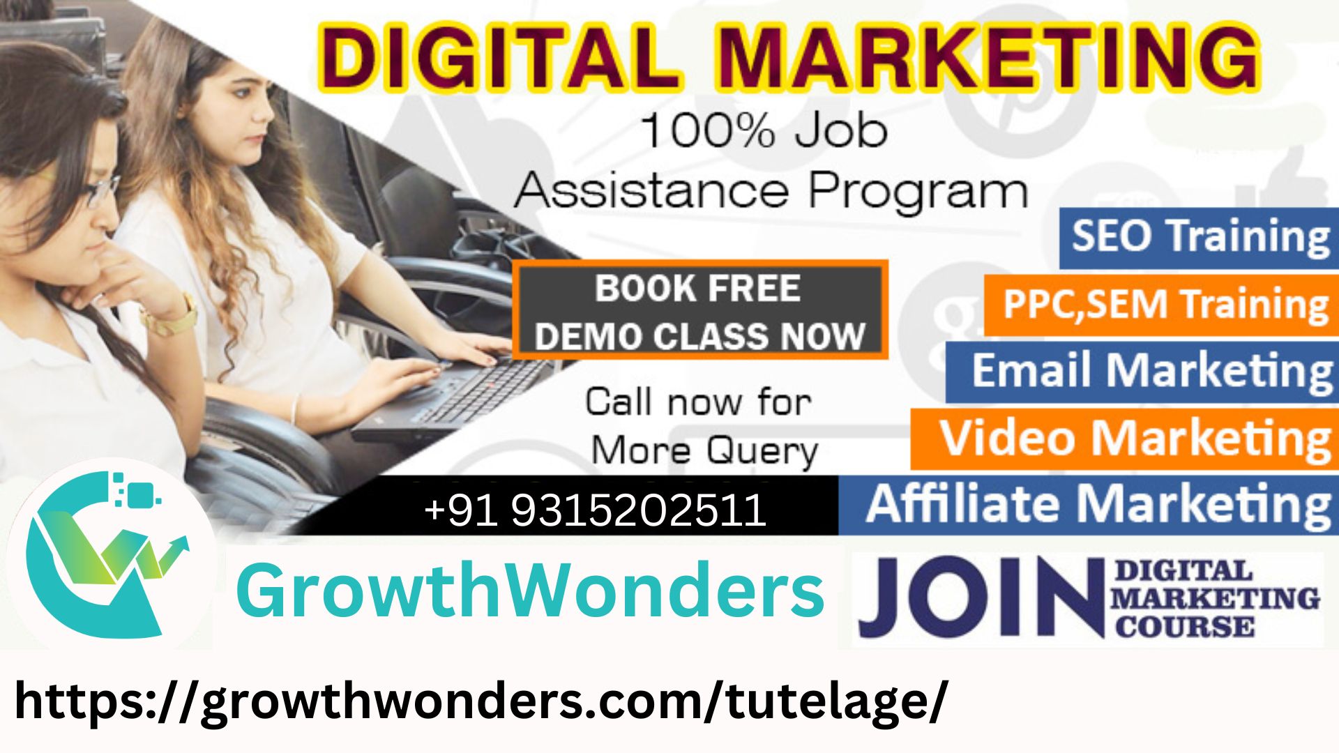 Master Digital Marketing with GrowthWonders’ Top Online Courses