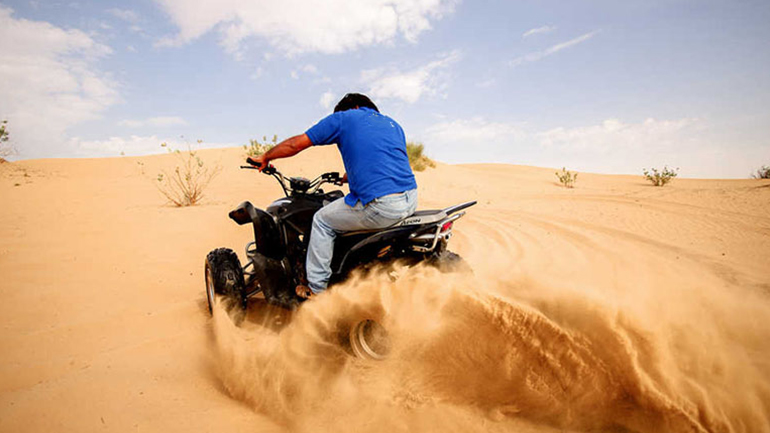 Ride on Dubai Dunes with Quad Biking in Dubai
